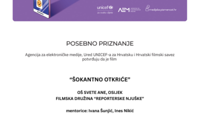 FILM ŠOKANTNO OTKRIĆE OSVOJIO POSEBNO PRIZNANJE NA PULSKOM FILMSKOM FESTIVALU!