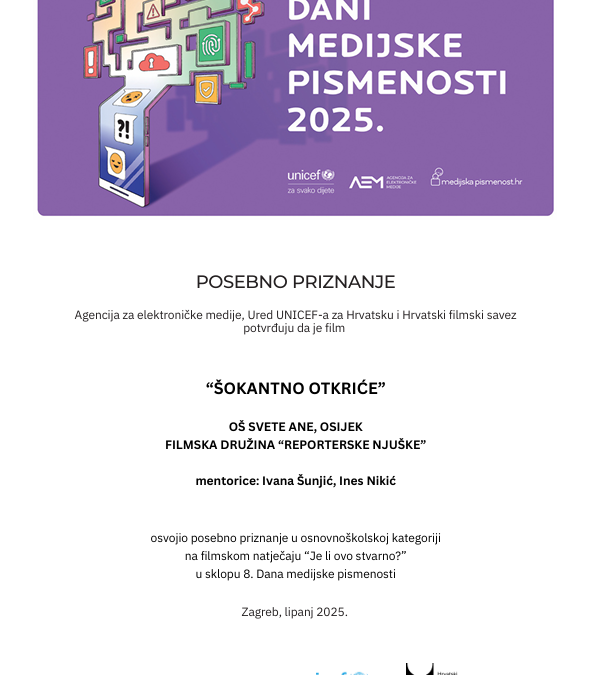 FILM ŠOKANTNO OTKRIĆE OSVOJIO POSEBNO PRIZNANJE NA PULSKOM FILMSKOM FESTIVALU!